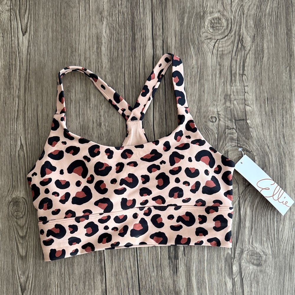 Ellie Leopard Sports Bra